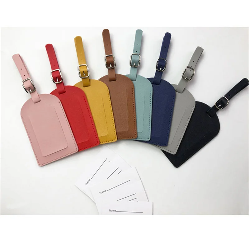étiquette de bagage portable, étiquette d'identification de valise, étiquette de sac d'embarquement de bagages, porte-adresse d'identification de nom, accessoires de voyage, 70x111mm