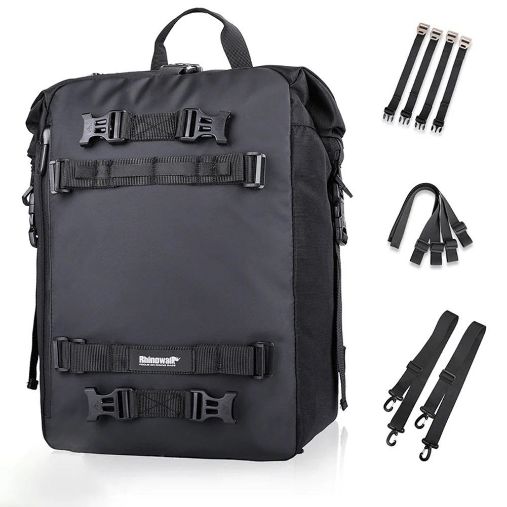 Sac de moto étanche de grande capacité, sac à bagages multifonction, dégager Hurbike T1, sacs à bagages de coffre