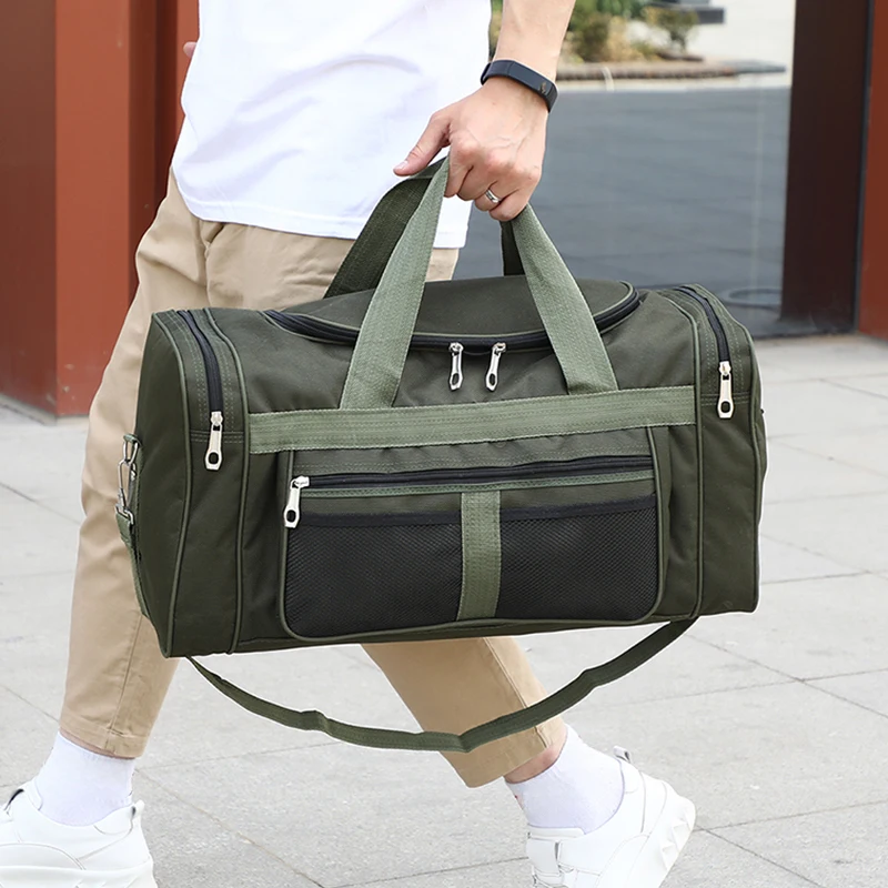 1 sac de rangement de bagages de grande capacité, sac à main de voyage portable, épaule ou bandoulière, sac de fitness
