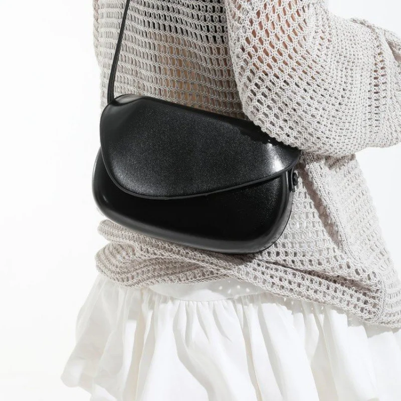 Sac à main à bandoulière en cuir pour femmes, célèbre styliste élégant, marque de luxe, classique, Paris, sac Vintage quotidien pour banlieue ​
