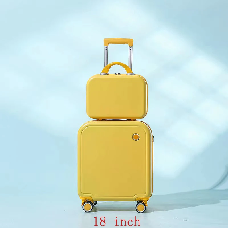 valise de voyage à roulettes pour femme, ensemble de bagages à roulettes, sac de cabine à main pour fille et étudiant, mode, 20 po, 22 po, 24/26 po