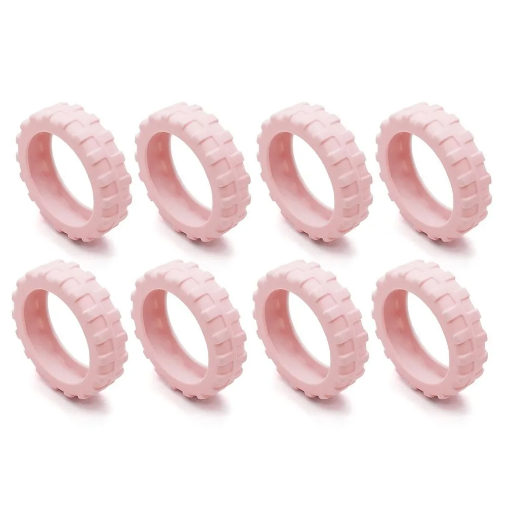 8 pièces/ensemble pièces de valise essieux bagages de voyage roulettes chaussures silicone avec son silencieux bagages roues protecteur réduire le bruit