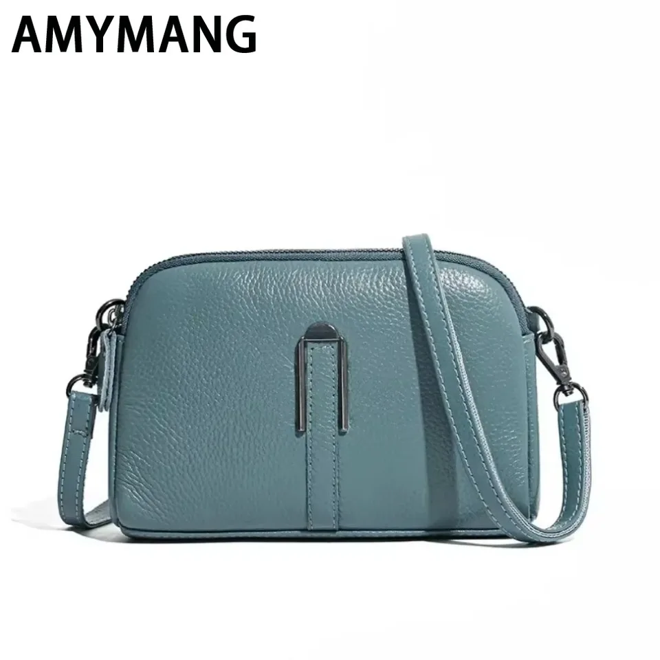 sac à main de luxe en cuir group pour femme, pochette pour téléphone, sacoche à bandoulière décontractée