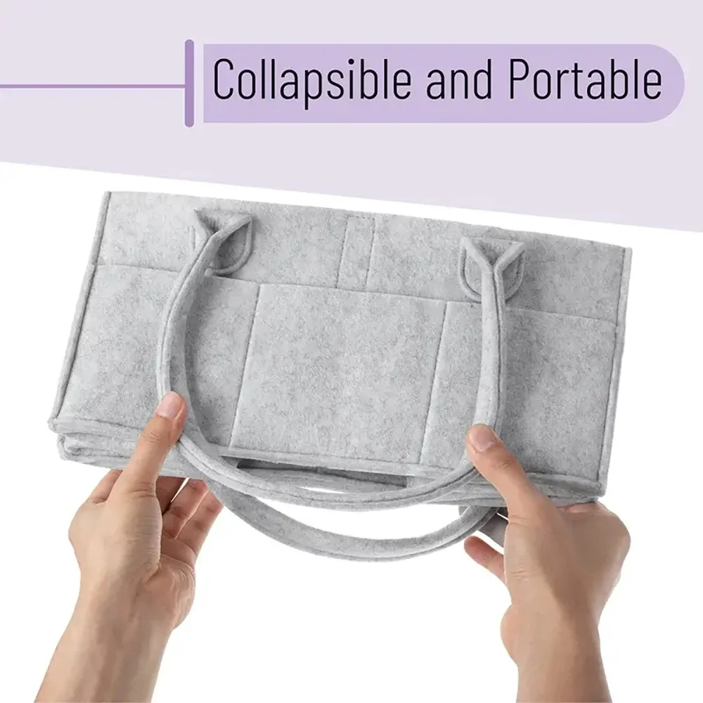 sac à couches pour bébé, sac de support portable, table de changement et boîte de rangement des essentiels de pépinière de voiture