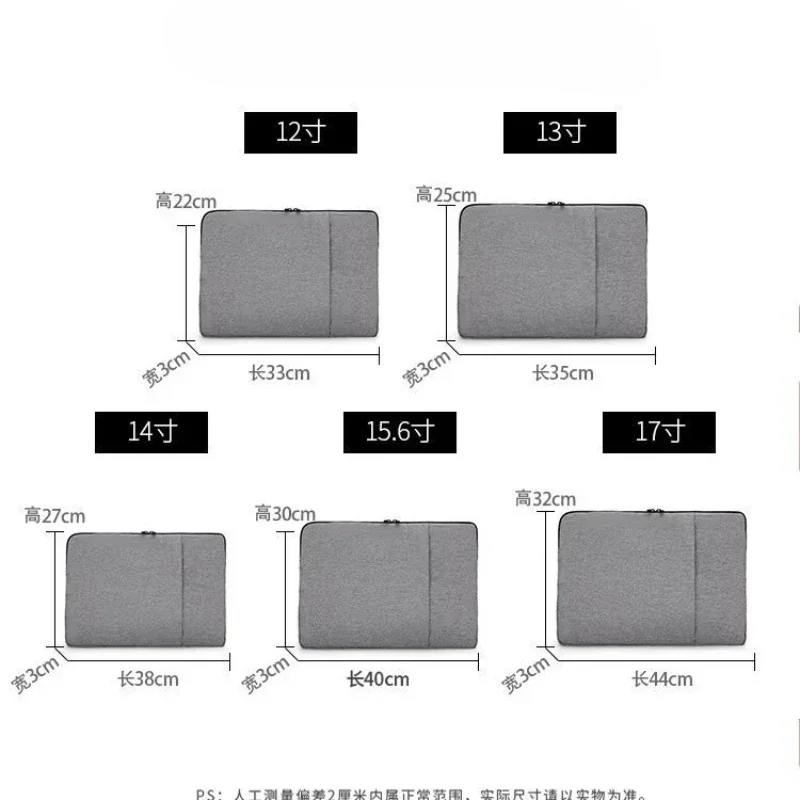 étui pour ordinateur portable 12 13 14 15.6 17 pouces, pochette de transport, résistant aux chocs, résistant à l'eau, léger, durable, ajustement universel