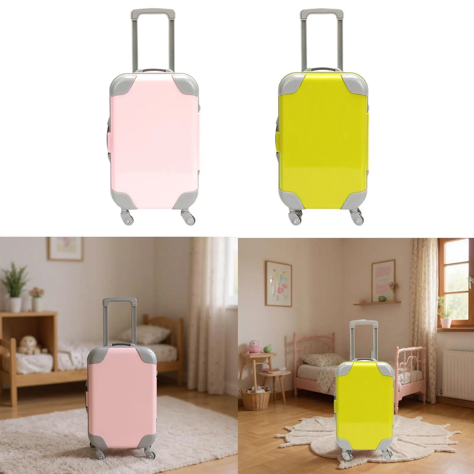 valise de voyage pour poupée pour mini accessoires, idéale pour les récréations des enfants