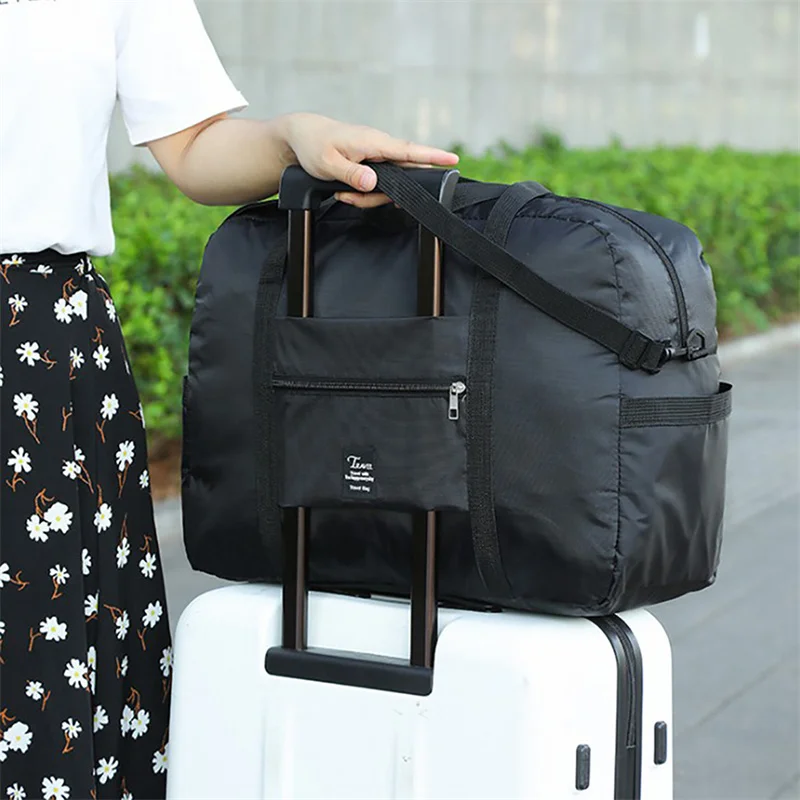 sacs à bagages de voyage, grande capacité, multifonctionnel, tige de traction réglable, léger, voyage d'affaires, rangement pour vêtements à courte distance