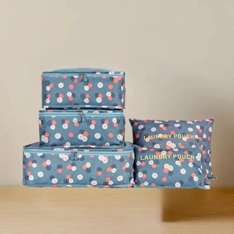 pack smart avec notre organiseur de valises 6 pièces ; grands sacs de rangement pour vêtements, chaussures et maquillage