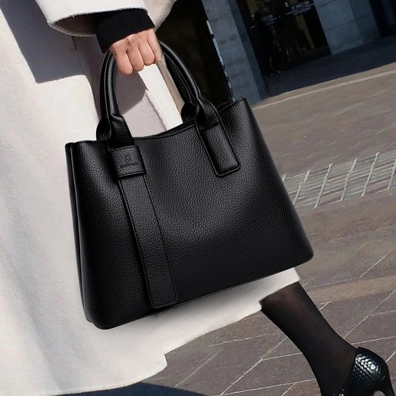 sac a main femme sac de luxe femme sac luxe célèbre marque sacs à main d'affaires pour femmes, 2022, sac de luxe de styliste couleur pure, grande capacité, sacs à bandoulière de marque, fourre-tout à poignée supérieure