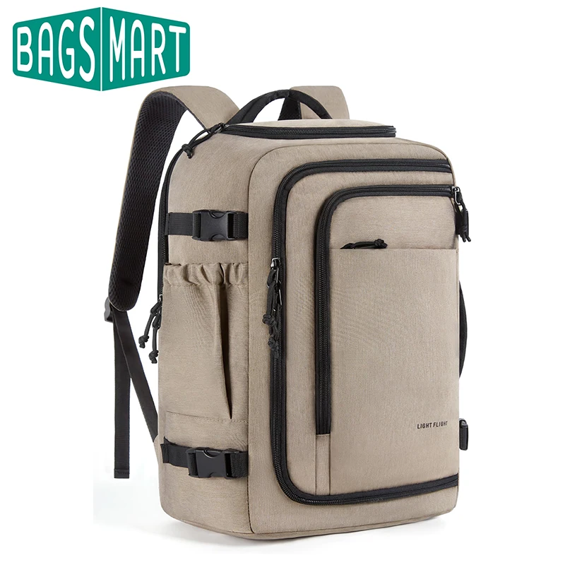 sac à dos de voyage léger pour hommes, grand sac à dos de cabine d'avion tsa, léger et étanche, pour ordinateur portable, style urbain