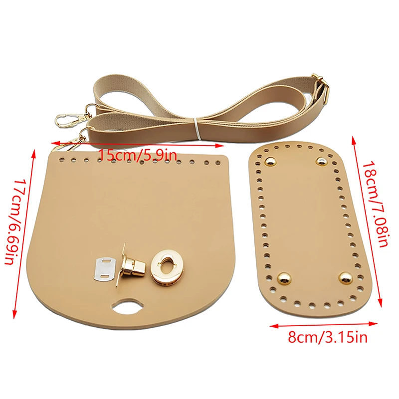 sangle de sac en cuir tissé à la main, ensemble de sacs à main de haute qualité avec accessoires de quincaillerie pour sac à main à bandoulière diy