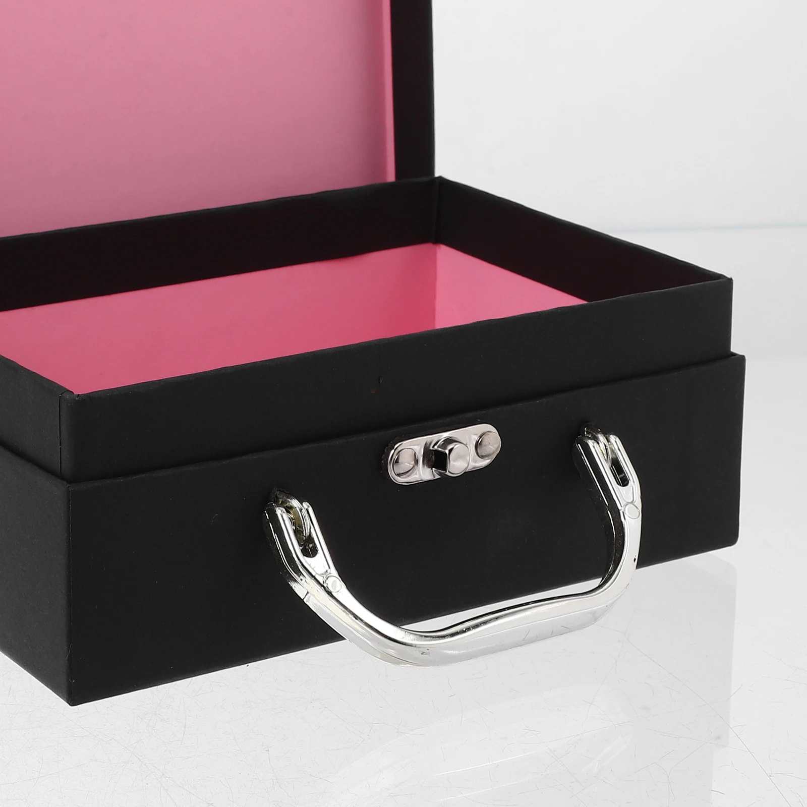 boîte de rangement de valise en papier avec poignée, 1 pièce, tiroir ganizer de bureau, conteneur vide, emballage cadeau, fournitures festives en papier