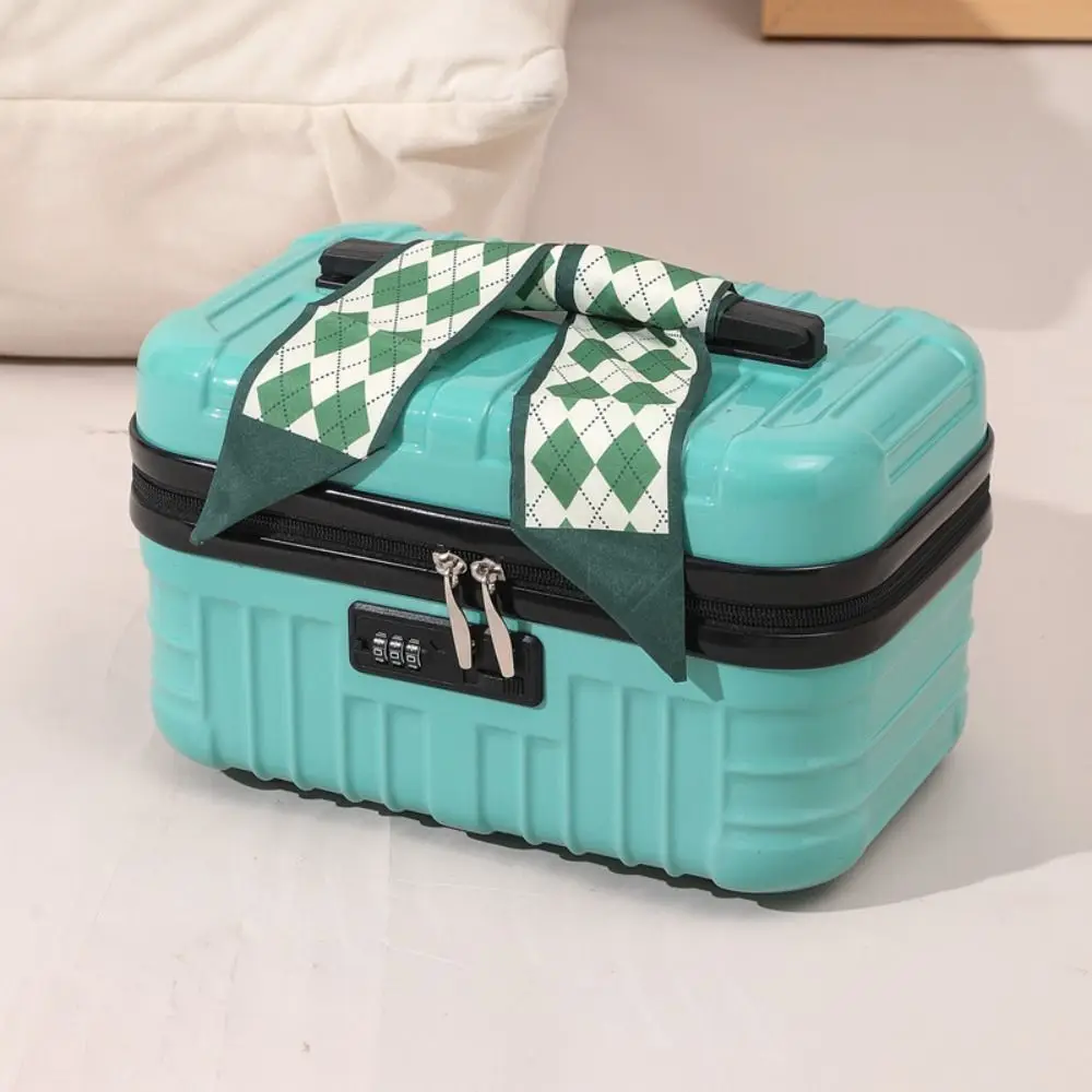 trousse à cosmétiques de 17 pouces, facile à transporter, sac de rangement de toilette portable de grande capacité, sac de maquillage étanche et durable, valise
