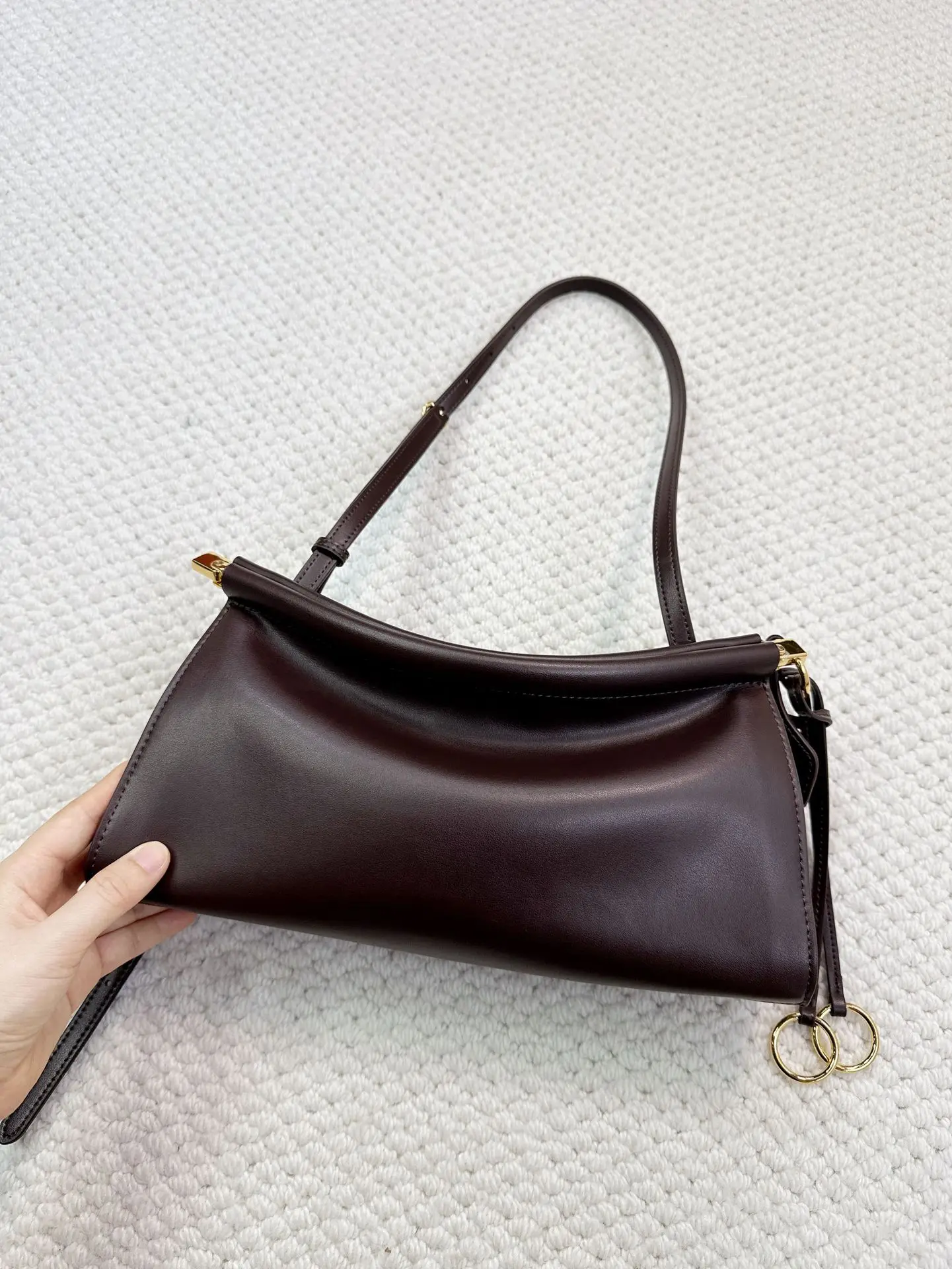 sac à bandoulière de style minimaliste pour femmes, sac de luxe de styliste, sac à main de banlieue polyvalent en cuir, sac à bandoulière multifonctionnel