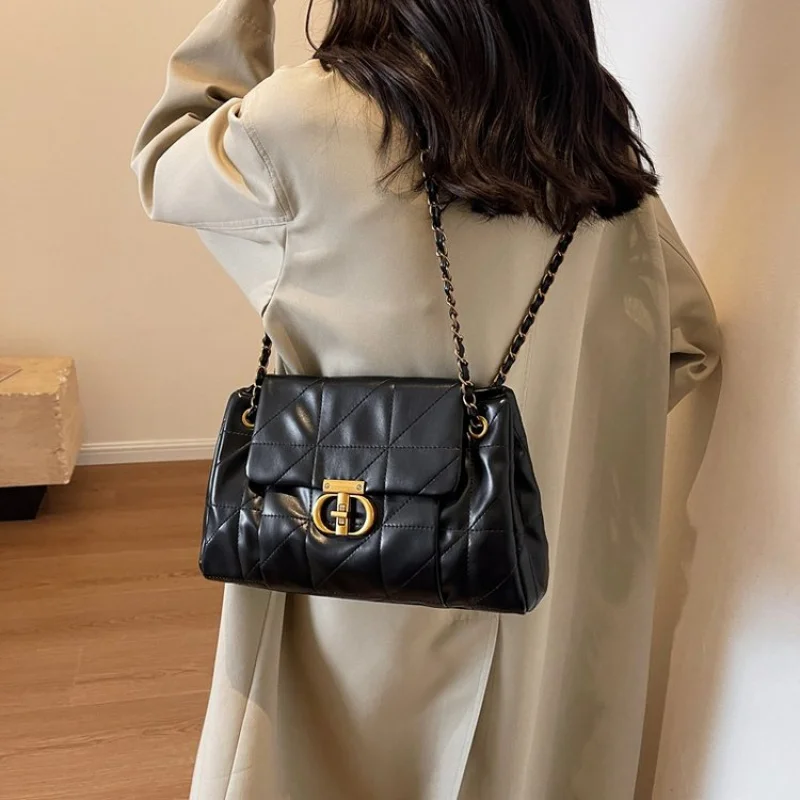 sac à main à la mode pour femmes, en cuir fin, décontracté, tendance, look quotidien 