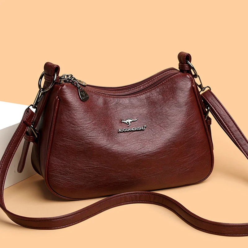 sacs à main de luxe de styliste pour femmes, nouveau sac à bandoulière en cuir de haute qualité pour femmes, sac à bandoulière rétro et minimaliste