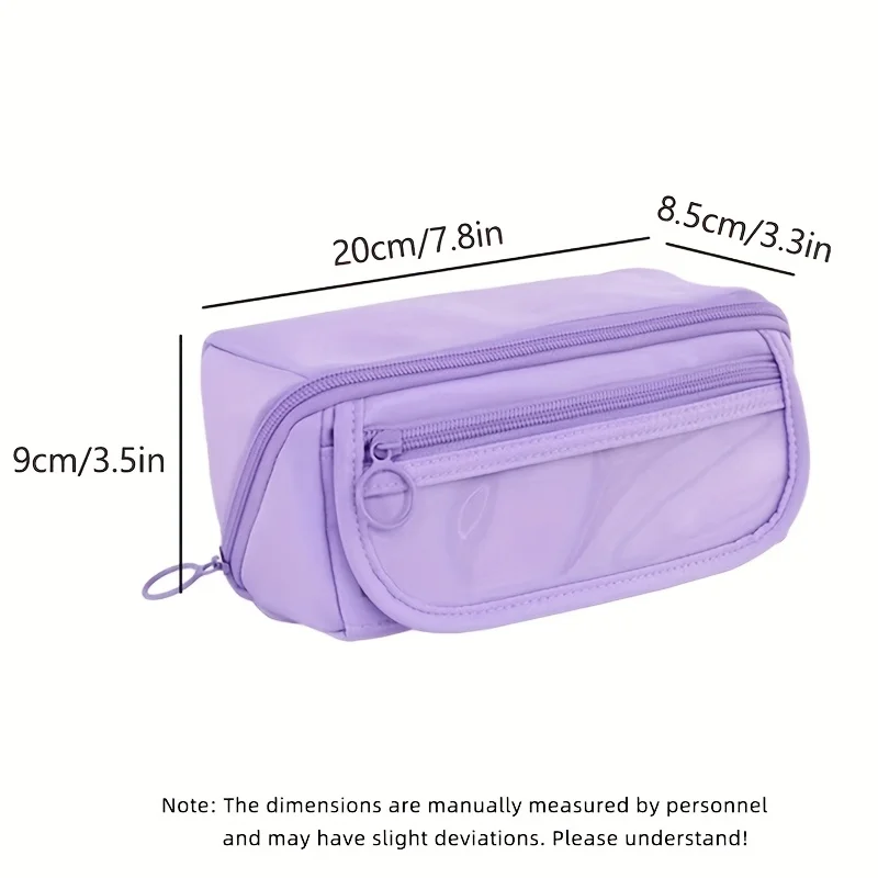 trousse à crayons de grande capacité – boîte de rangement de table durable et polyvalente pour garçons et filles, boîte de papeterie d'étude et de travail portable