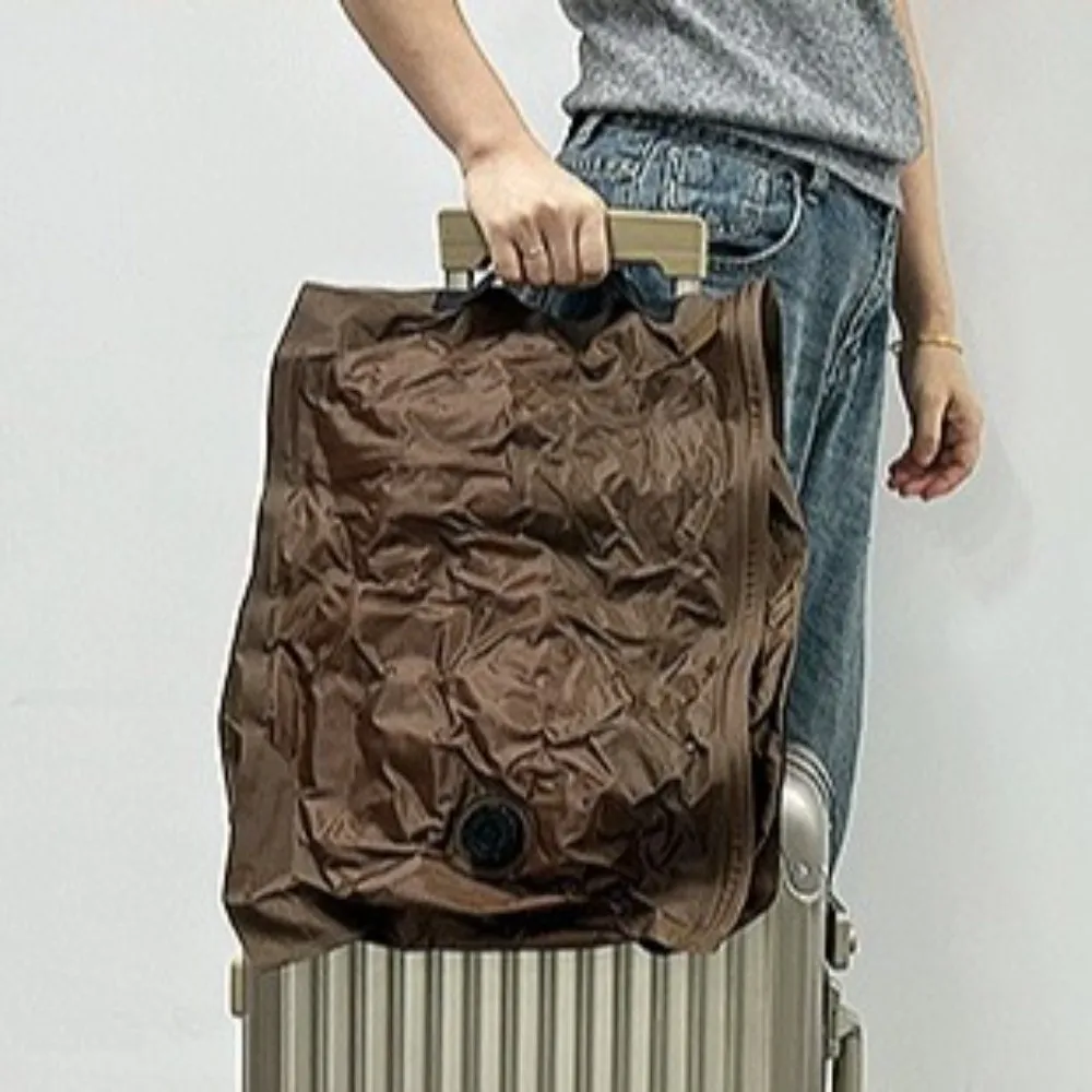 sacs de rangement sous vide de grande capacité, sacs de compression anti-poussière enroulables à la main, valise étanche à l'humidité, cube pour vêtements