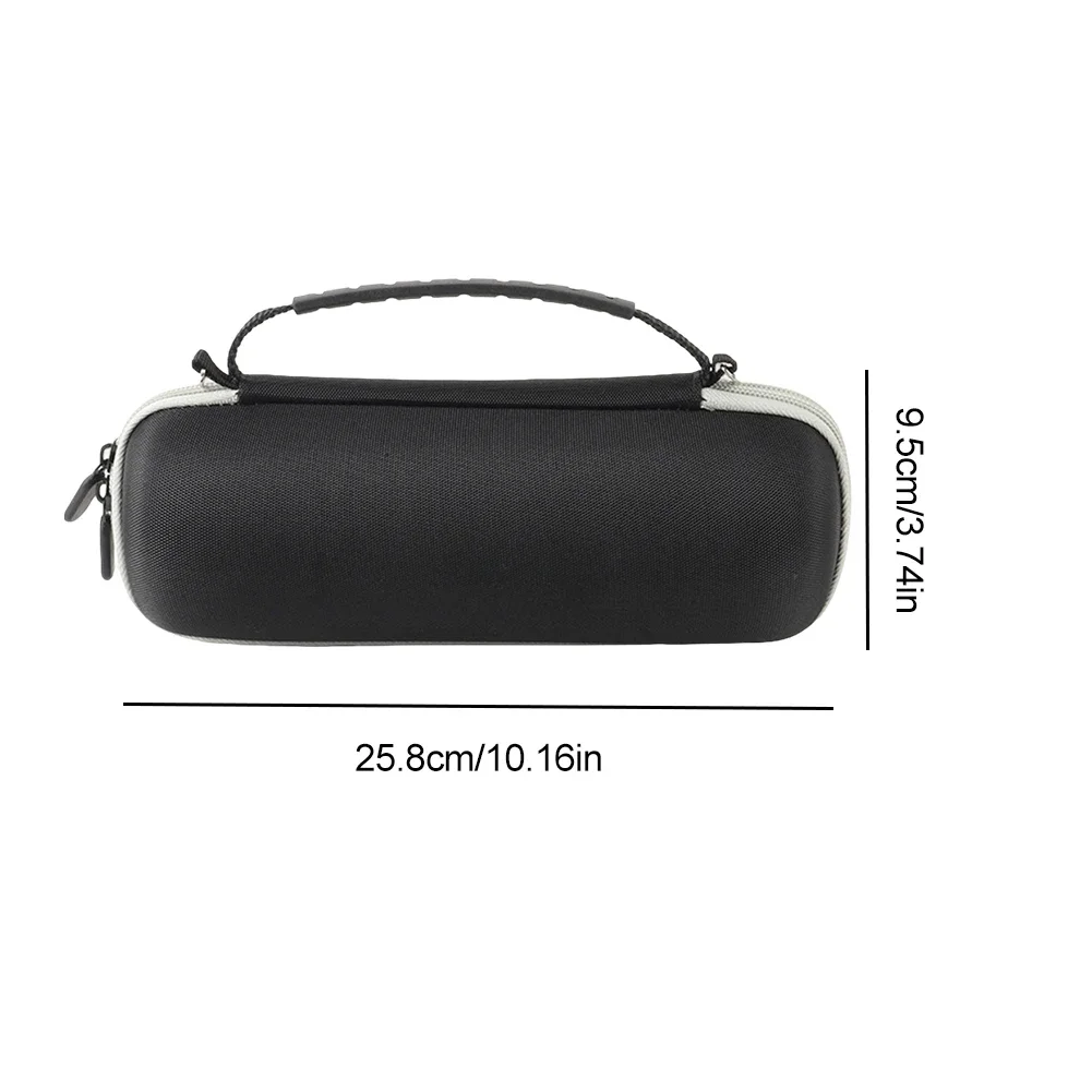 Étui de voyage rigide eva pour jbl flip 7, étui de protection avec bandoulière réglable, rangement pour câbles de chargement, accessoire