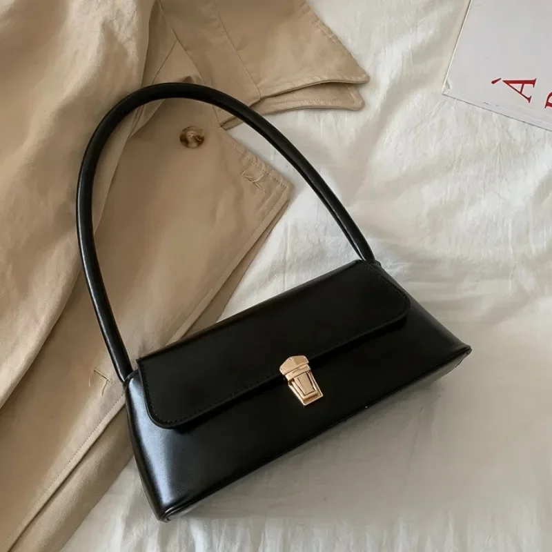 sacs à bandoulière de marque de luxe pour femmes, design de mode sous les bras, sac à bandoulière, sac à main et bourses de couleur unie, 2024