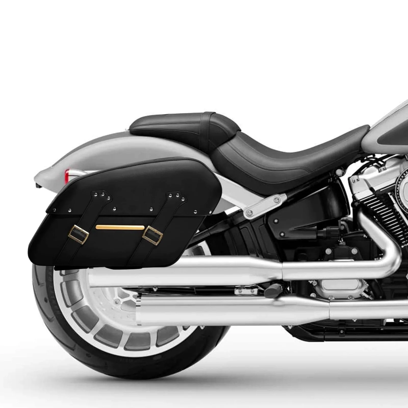 valise de moto de 18 à 24 pouces avec support, sac de transport pour harley davidson softail slim low rider s street bob fat bob