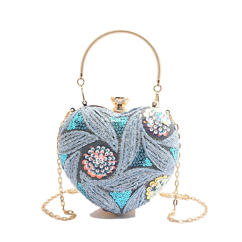 sac à main pour femmes2025new sac à bandoulière à paillettes de mode européenne et américaine sac de soirée rétro de célébrité d'internet