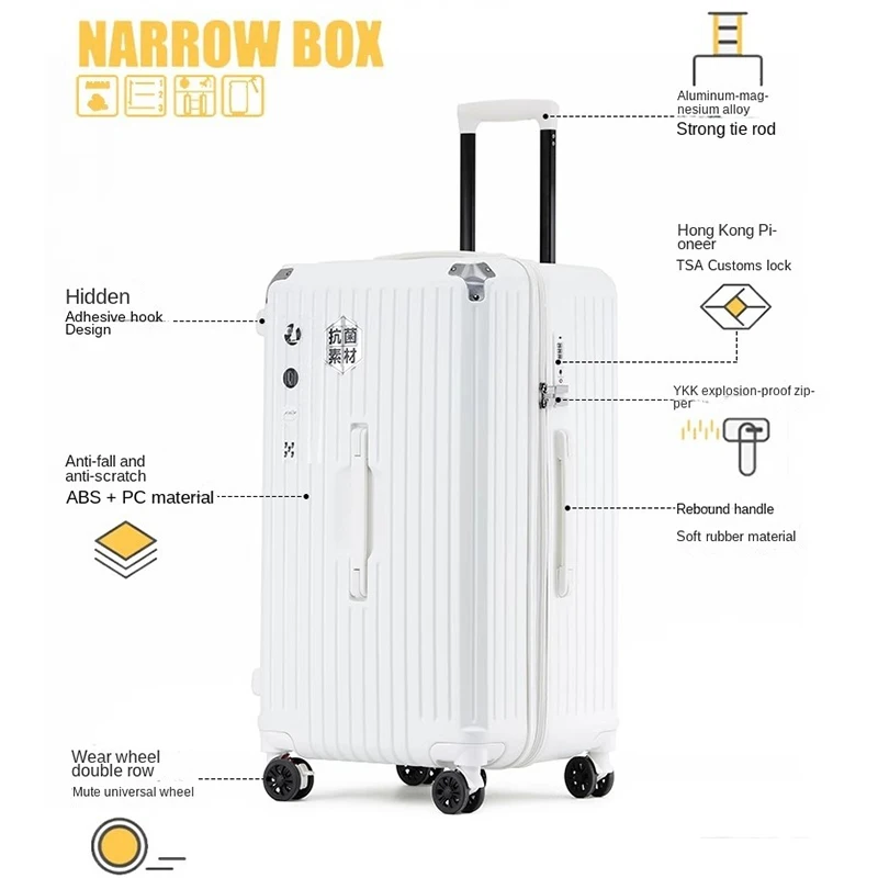 valise 30 "bagages de grande capacité hommes et femmes universel mot de passe à cinq roues boîtier de chariot étudiant voyage porte bagages