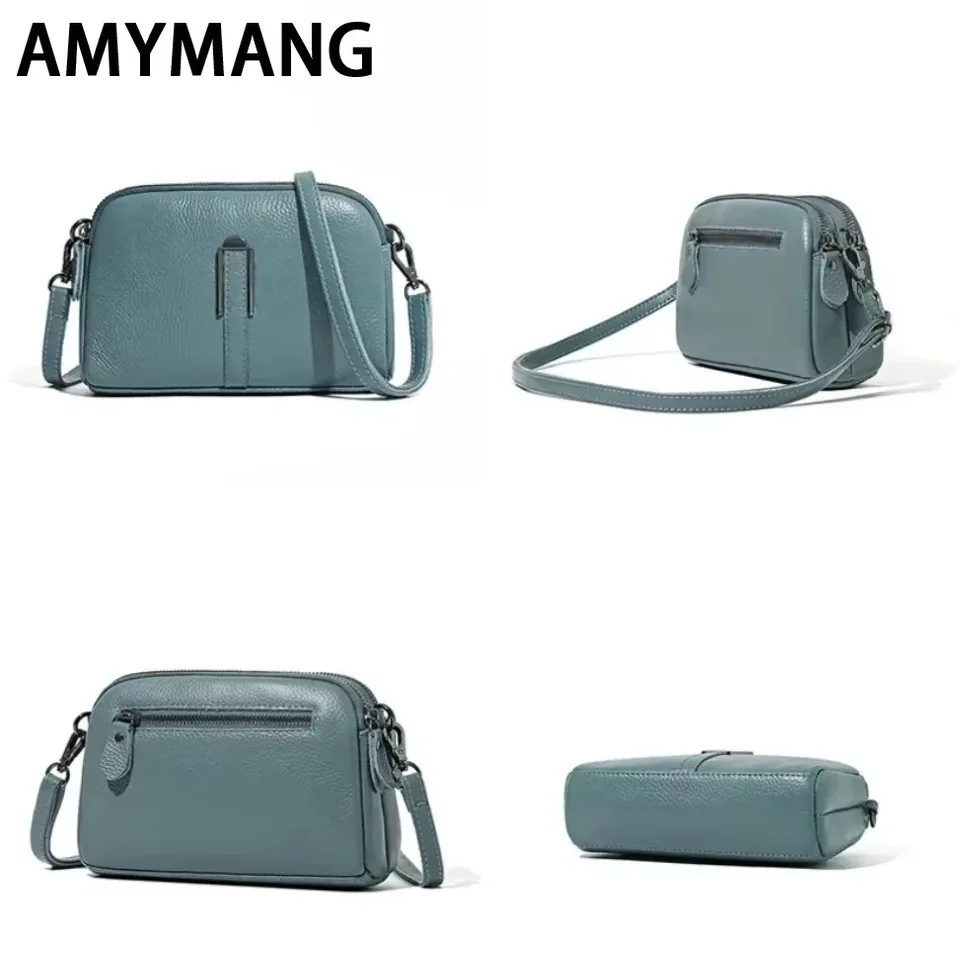 sac à main de luxe en cuir group pour femme, pochette pour téléphone, sacoche à bandoulière décontractée