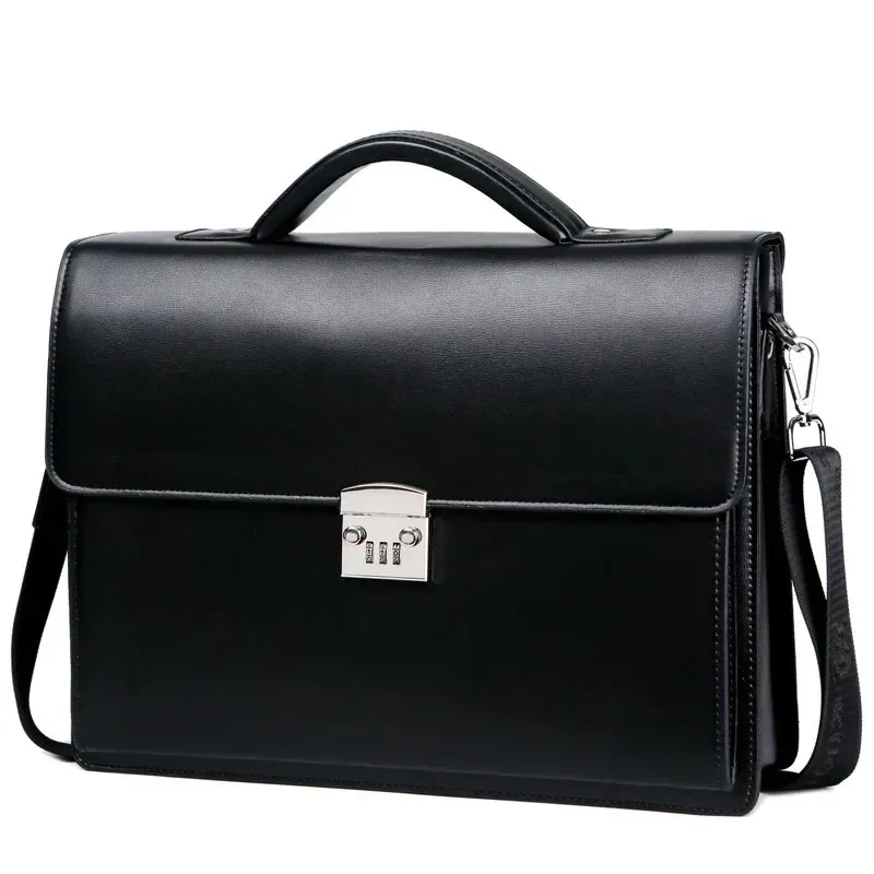 Nouveau sac en cuir pour hommes sac de luxe marque femmes sacs mallette exécutive homme valise ordinateur portable hommes sac à main affaires fourre-tout сумка