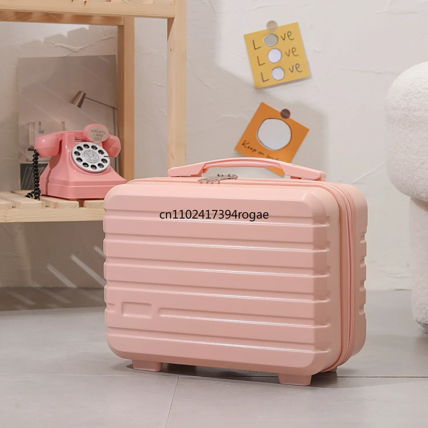 sac à cosmétiques pour bagages à main, mini sac pour femmes, petite boîte cadeau d'entreprise, articles de toilette, valise légère vintage élégante pour étudiant mu