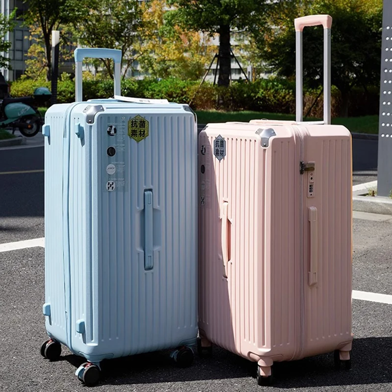 valise 30 "bagages de grande capacité hommes et femmes universel mot de passe à cinq roues boîtier de chariot étudiant voyage porte bagages