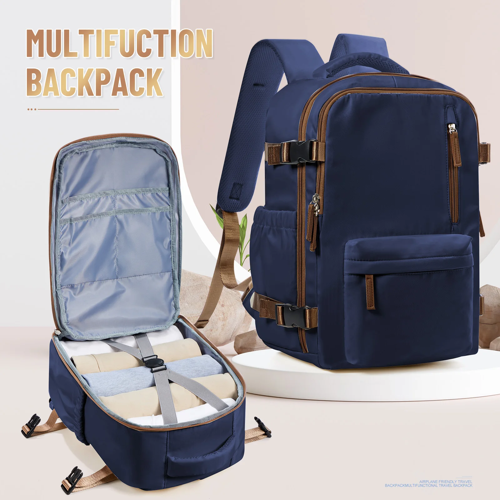 sac à dos de loisirs pour ordinateur portable pour hommes et femmes, bagage à main, cartable, cabine d'avion, 40x30x20