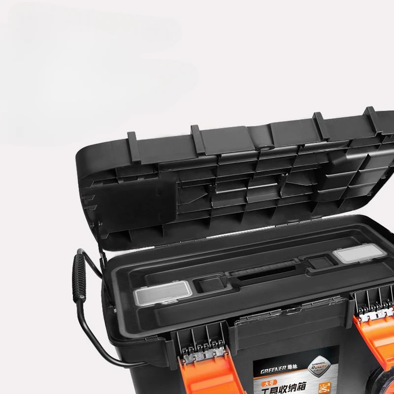 mallette à outils professionnelle rigide à roues, valise multifonctionnelle Étanche, accessoires de rangement en plastique