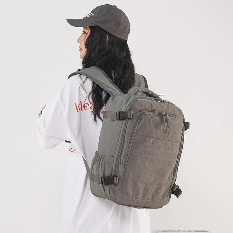 grande capacité 180 ° sac à dos ouvert, sac à dos de rangement multi compartiments, sac de voyage d'affaires décontracté