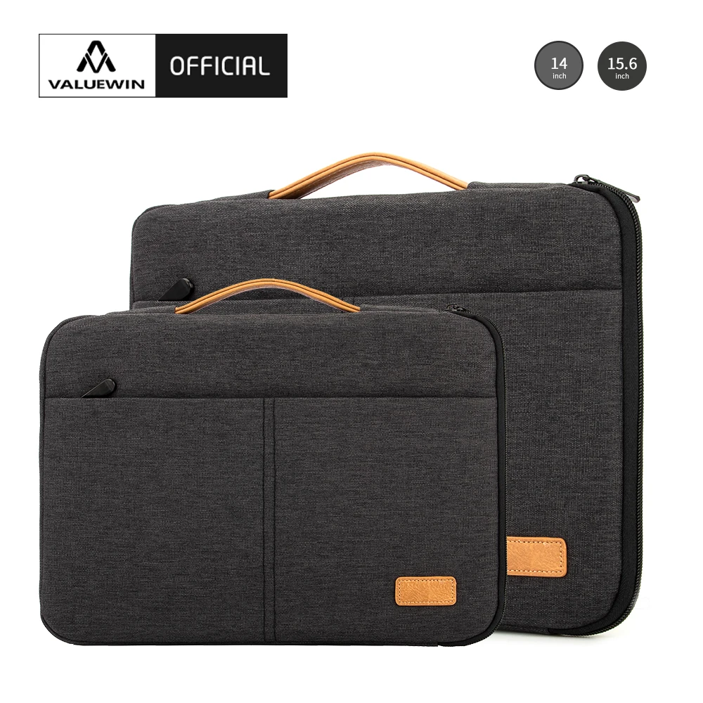 housse pour ordinateur portable 14 15.6 pouces, pochette pour macbook hp dell acer, mallette d'ordinateur antichoc, étui de voyage pour hommes d'affaires