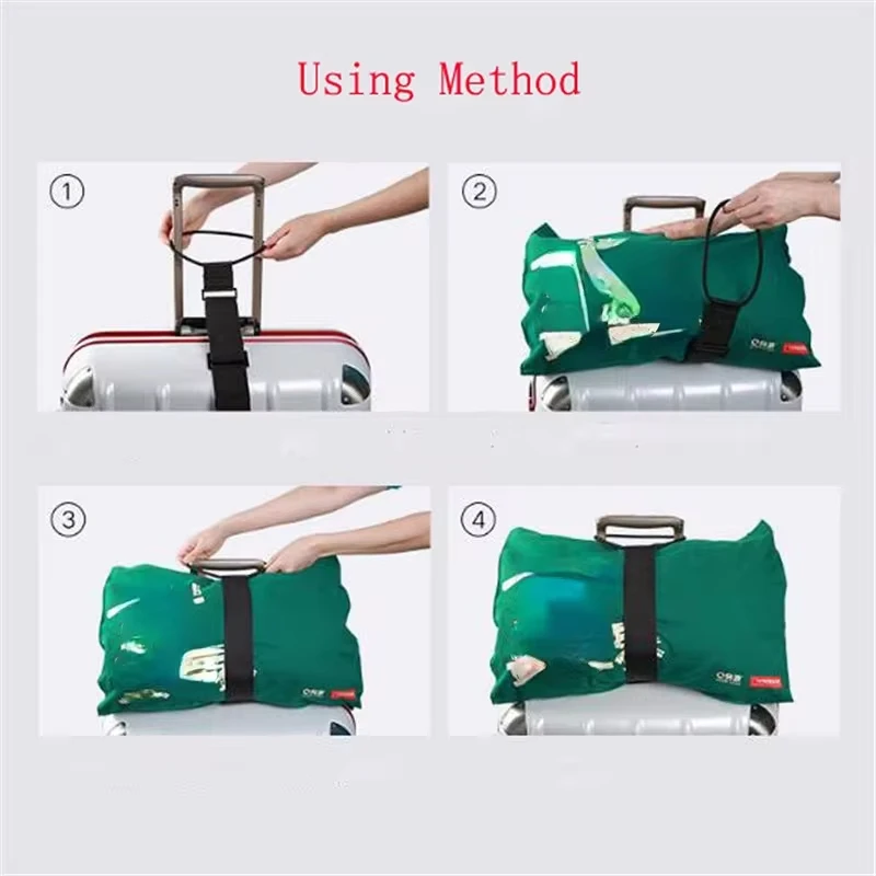 sangle élastique pour bagages, sangle polyvalente et réutilisable, ceinture de transport réglable, sangle de sécurité pour voyage, accessoires de valise simples