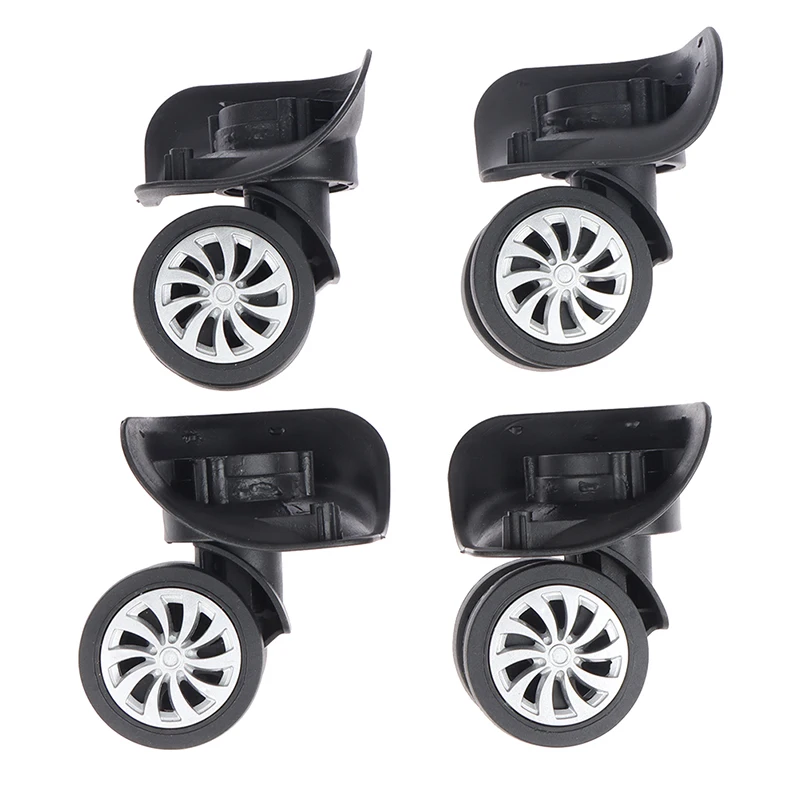 valise à bagages universelle, roues pivotantes à 360 degrés, outils de roue de chariot, 4 pièces