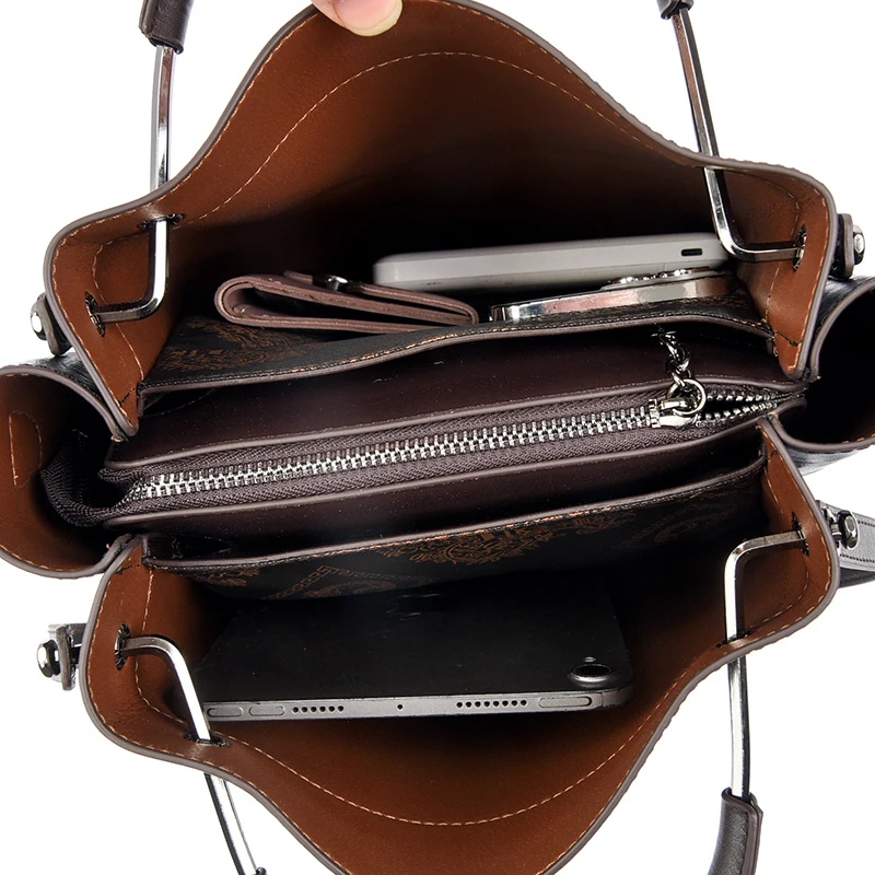 sac fourre tout décontracté en cuir pour femme, sacs à main de luxe, grands sacs initiés, grande capacité, sacs de créateur pour dames, 2024