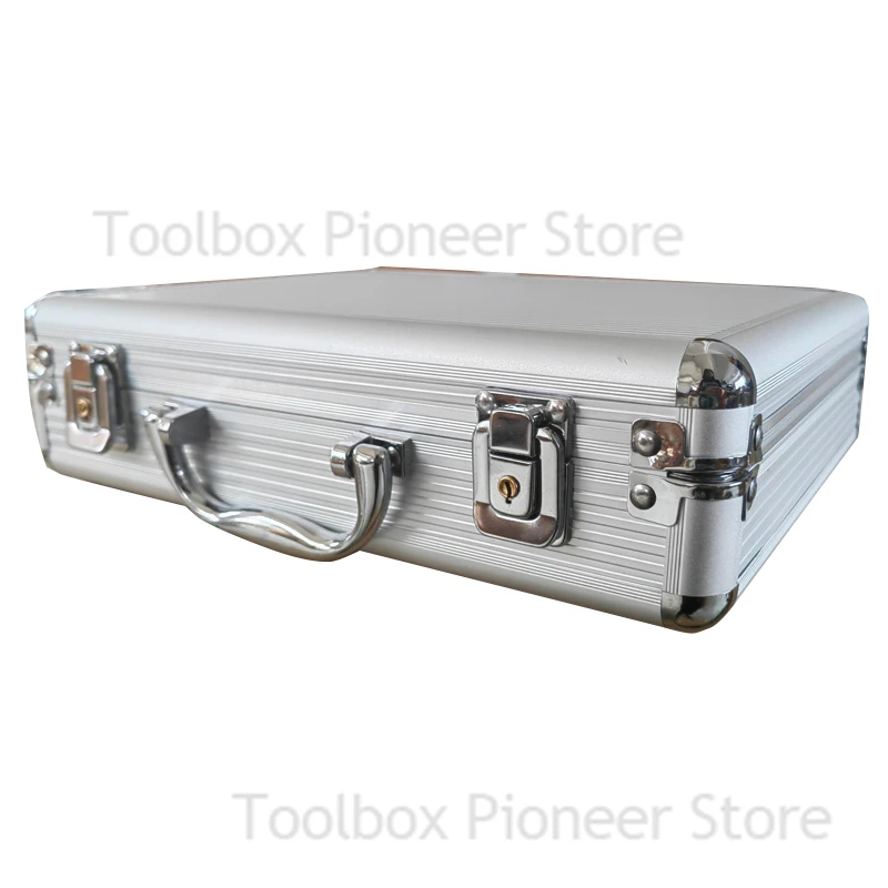 boîte à outils en aluminium, mallette de transport rigide portable avec matériel éponge, mallette à outils de rangement, boîte de transport extérieure, valise rigide