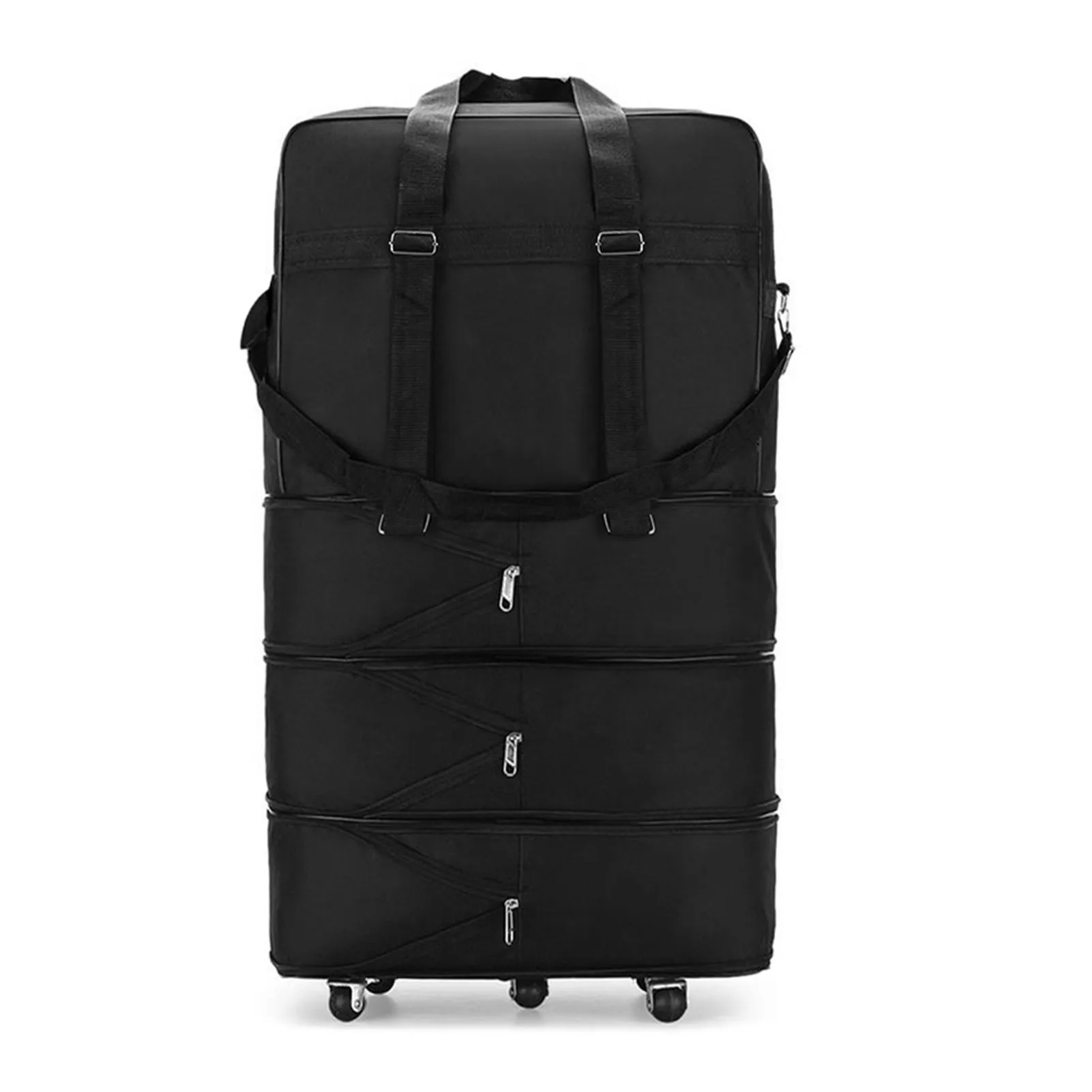 valise pliable extensible, sac de voyage à roulettes pliable pour hommes et femmes, sac de voyage roulant, valise de voyage