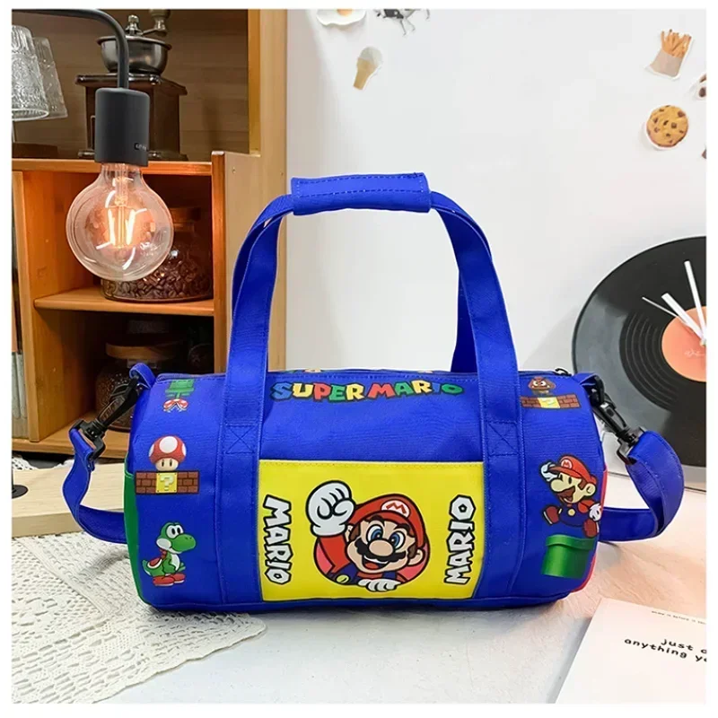 marios bros sacs à bagages anime grande capacité voyage sac à bandoulière dessin animé natation sac à bandoulière sport fitness sacs cadeau de noël