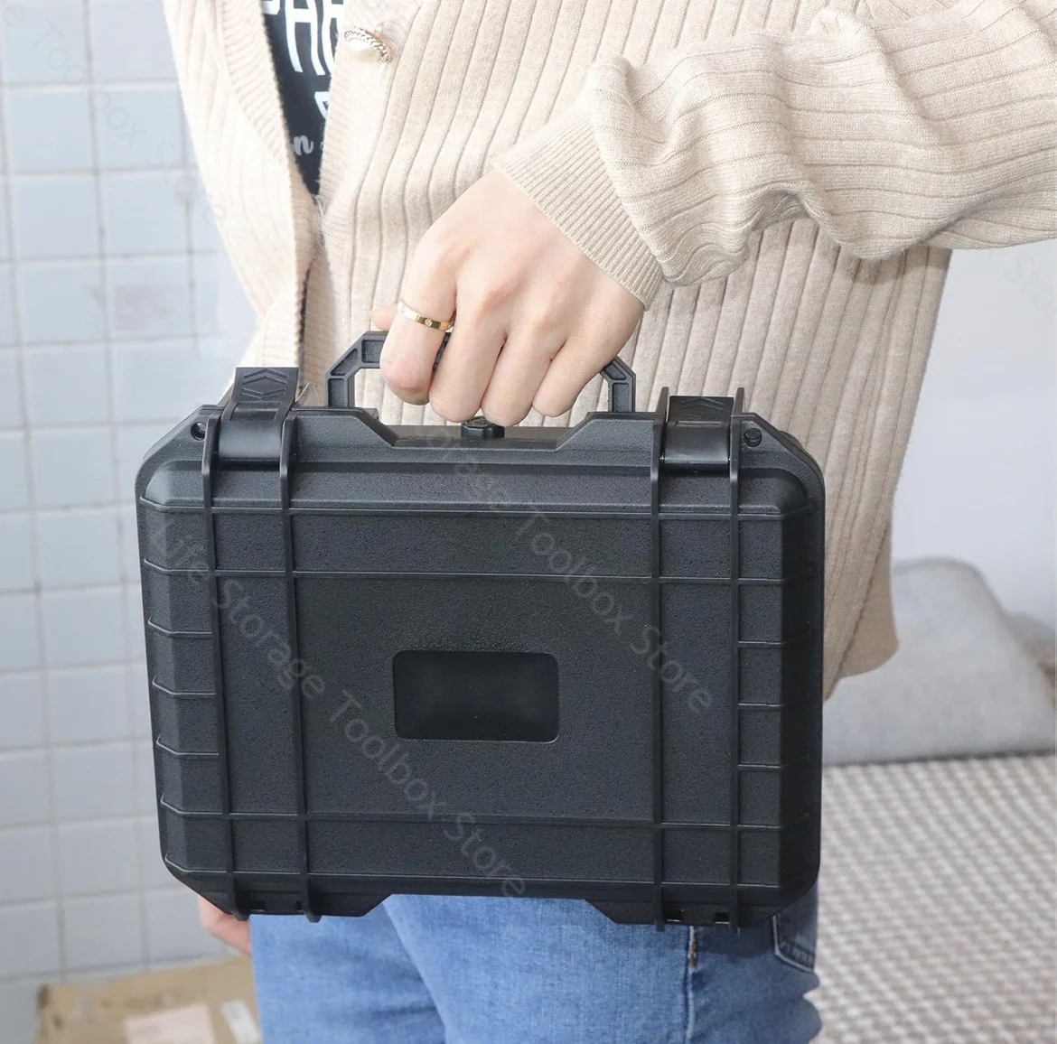 boîte à outils 9 tailles, étui étanche, équipement de sécurité, étui rigide, grande boîte à outils, valise anti impact pour mallette à outils, boîte à outils en plastique