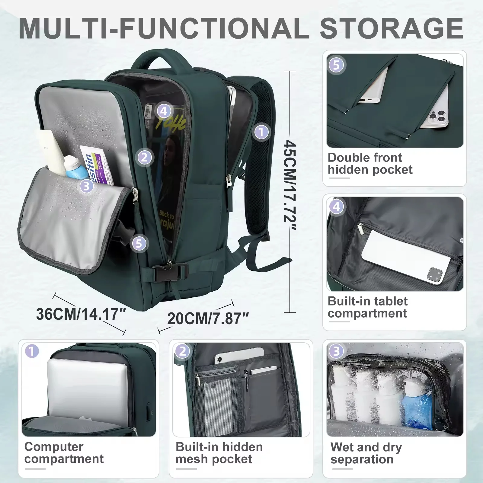 easyjet sac de cabine pour hommes et femmes, sac à dos de voyage en avion, sac de transport ryanair, sac à dos pour ordinateur portable, taille cabine, 45x36x20, 40x20x25