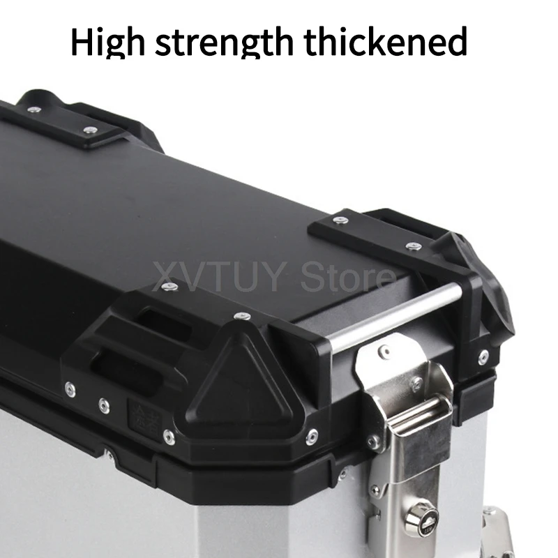 boîte arrière universelle pour moto, valise de voyage étanche pour casque, grande capacité 38l 45l avec coffre de verrouillage pour voyage d'équitation
