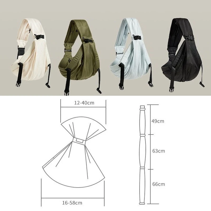 portable bébé fronde porte bébé enveloppement enfant en bas âge sac à dos sac à bandoulière bebe porteurs nouveau né sacs à dos sacs pour bébés pour nouveau né