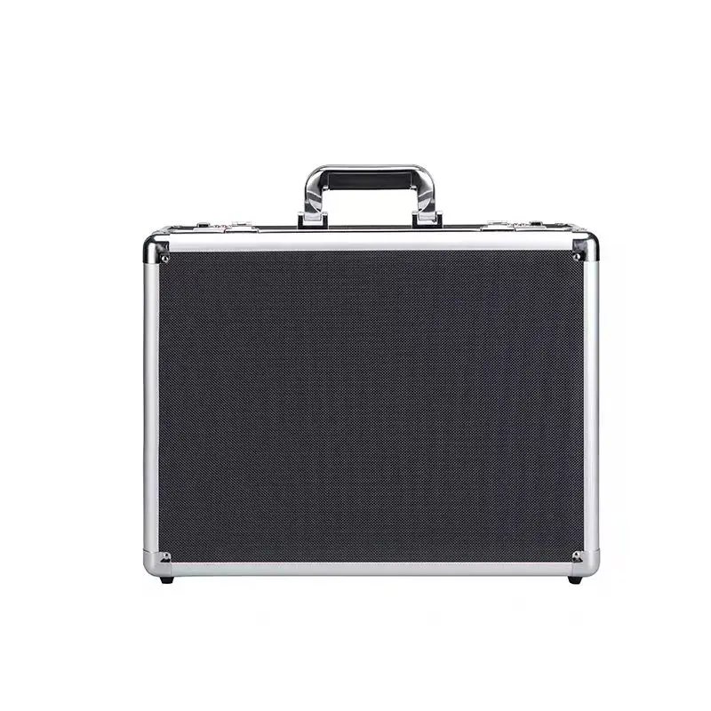 boîte à outils portable valise en aluminium avec serrure boîte à outils électrique avec éponge étui rigide mallette de vol stockage d'équipement ménager