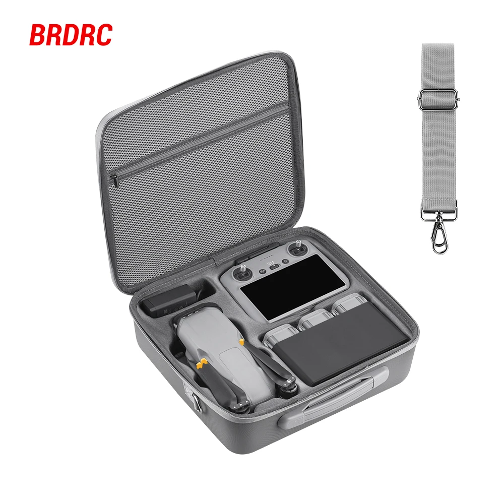 BRDRC Air 3s étui de transport sac de voyage Portable pour DJI Air 3S Drone RC 2/RC N2 accessoires sac à bandoulière sac de rangement sac rigide