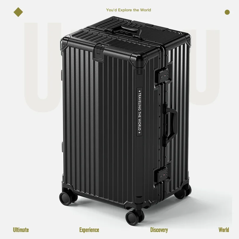 valise multifonctionnelle valise à main de 20 pouces 24/26/28/30 pouces avec roues spinner bagage de voyage roulant de grande capacité