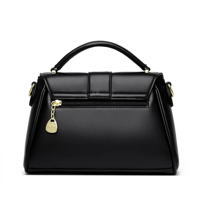 sac à main à la mode pour femmes, grande capacité, sac à bandoulière/à bandoulière simple en cuir souple, cadeau parfait, nouvelle collection 2025