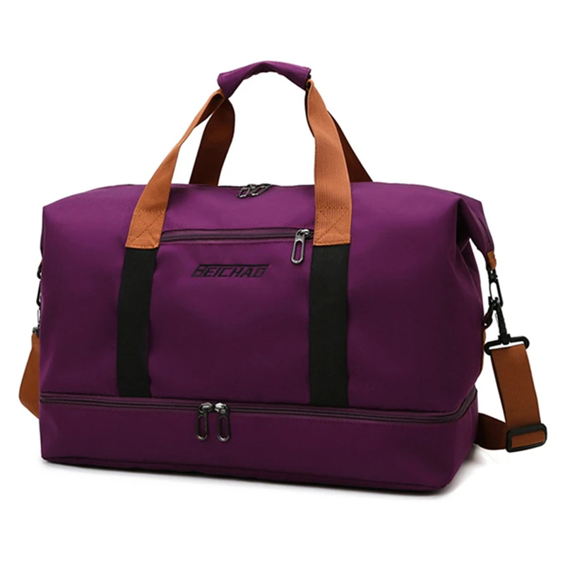 sac à bagages de loisirs de grande capacité pour hommes et femmes, sacs à bandoulière respirants, imperméables, résistants à l'usure, une initiative